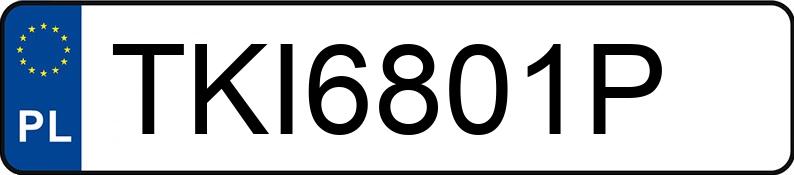 Numer rejestracyjny TKI 6801P posiada TEMA Laweta Car Plus 3.0t 4020 S - TKI6801P