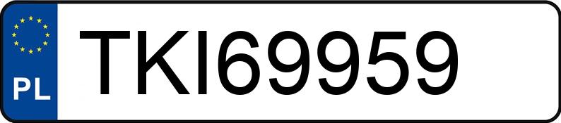 Numer rejestracyjny TKI 69959 posiada PEUGEOT 307 1.6 KAT - TKI69959 Numer rejestracyjny TKI 69959 posiada PEUGEOT 307 1.6 KAT - TKI69959