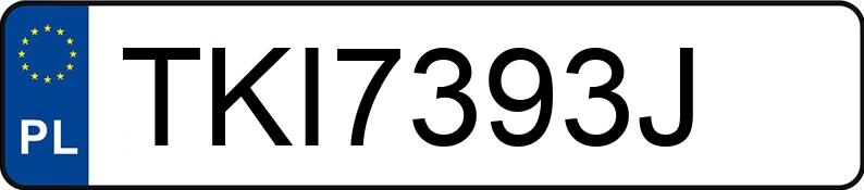 Numer rejestracyjny TKI 7393J posiada AUDI A8 6.0 KAT - TKI7393J