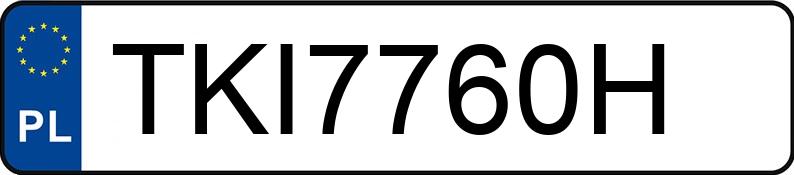 Numer rejestracyjny TKI 7760H posiada BMW 320D - TKI7760H