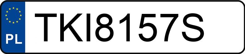 Numer rejestracyjny TKI 8157S posiada KIA SPORTAGE - TKI8157S Numer rejestracyjny TKI 8157S posiada KIA SPORTAGE - TKI8157S