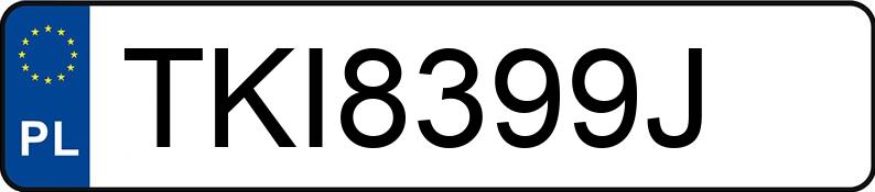 Numer rejestracyjny TKI 8399J posiada ALFA ROMEO GT - TKI8399J