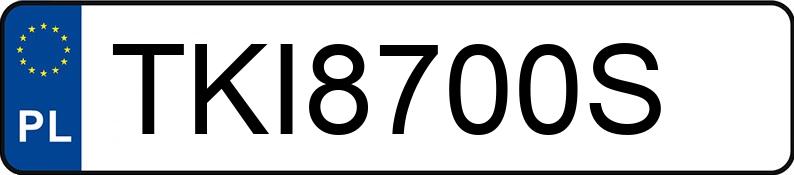 Numer rejestracyjny TKI 8700S posiada AUDI A3 2.0 TDi DPF MR`12 E5 8V Edycja Specjalna - TKI8700S Numer rejestracyjny TKI 8700S posiada AUDI A3 2.0 TDi DPF MR`12 E5 8V Edycja Specjalna - TKI8700S