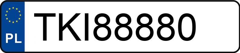 Numer rejestracyjny TKI 88880 posiada MAZDA 3 - 2.0 MR`14 E5 SkyMotion Aut. - TKI88880 Numer rejestracyjny TKI 88880 posiada MAZDA 3 - 2.0 MR`14 E5 SkyMotion Aut. - TKI88880