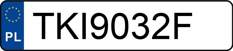 Numer rejestracyjny TKI 9032F posiada PEUGEOT 307 - TKI9032F