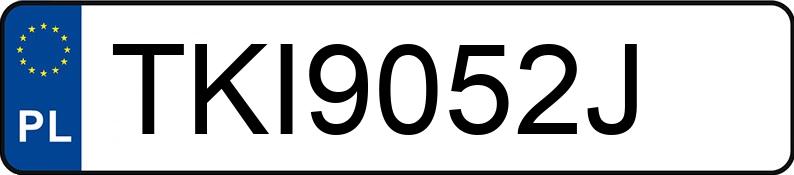 Numer rejestracyjny TKI 9052J posiada AUDI A4 - TKI9052J Numer rejestracyjny TKI 9052J posiada AUDI A4 - TKI9052J
