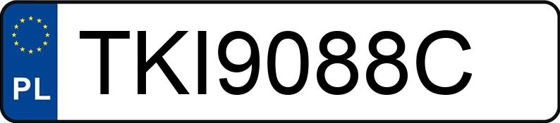 Numer rejestracyjny TKI 9088C posiada SEAT TOLEDO - TKI9088C Numer rejestracyjny TKI 9088C posiada SEAT TOLEDO - TKI9088C