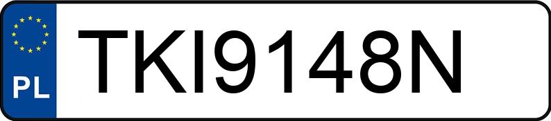 Numer rejestracyjny TKI 9148N posiada BMW X1 2.0 Diesel MR`15 E6 F48 xDrive20d Step - TKI9148N