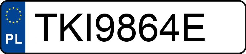 Numer rejestracyjny TKI 9864E posiada SEAT IBIZA - TKI9864E