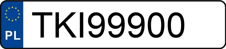 Numer rejestracyjny TKI 99900 posiada FORD Kuga 2.0 CRD MR`08 E5 Titanium 4WD Powershift - TKI99900