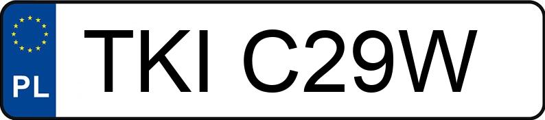 Numer rejestracyjny TKI C29W posiada ZIPP CY50T-6 CY50T-6 - TKIC29W