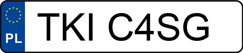 Numer rejestracyjny TKI C4SG posiada FUEGO TEKKEN MH250GY-15 - TKIC4SG