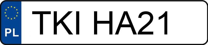 Numer rejestracyjny TKI HA21 posiada FORD Cougar 2.5 Cougar 2.5 - TKIHA21