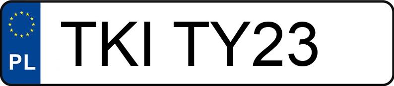 Numer rejestracyjny TKI TY23 posiada BMW 318 IS - TKITY23 Numer rejestracyjny TKI TY23 posiada BMW 318 IS - TKITY23