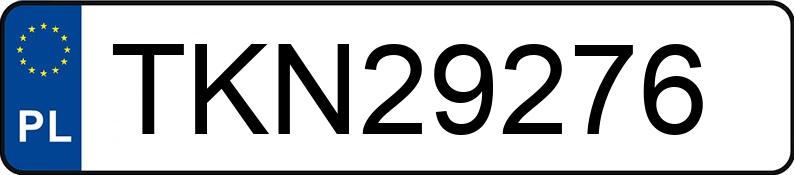 Numer rejestracyjny TKN 29276 posiada OPEL ASTRA - TKN29276