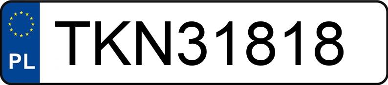 Numer rejestracyjny TKN 31818 posiada HYUNDAI GETZ - TKN31818 Numer rejestracyjny TKN 31818 posiada HYUNDAI GETZ - TKN31818