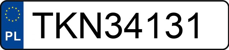 Numer rejestracyjny TKN 34131 posiada VOLKSWAGEN PASSAT - TKN34131