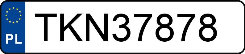 Numer rejestracyjny TKN 37878 posiada SUZUKI SWIFT - TKN37878