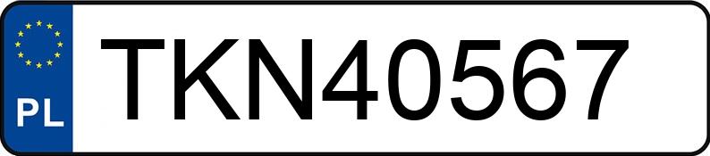 Numer rejestracyjny TKN 40567 posiada TOYOTA Yaris 1.4 Diesel MR`14 E5 Life - TKN40567