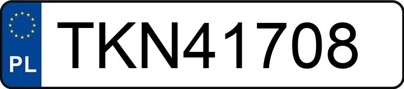 Numer rejestracyjny TKN 41708 posiada OPEL INSIGNIA - TKN41708