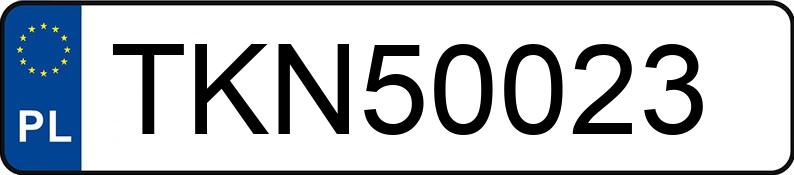 Numer rejestracyjny TKN 50023 posiada OPEL INSIGNIA - TKN50023