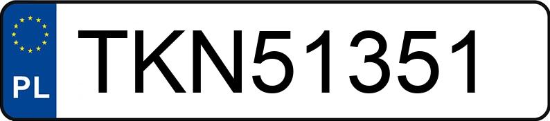 Numer rejestracyjny TKN 51351 posiada BMW 320D - TKN51351 Numer rejestracyjny TKN 51351 posiada BMW 320D - TKN51351