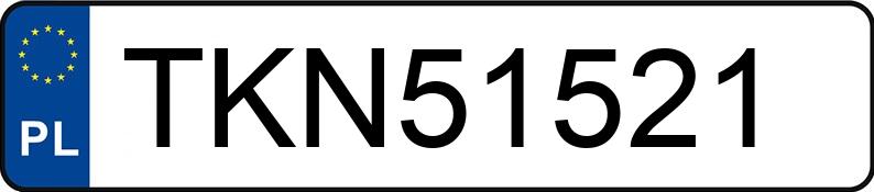 Numer rejestracyjny TKN 51521 posiada DACIA SANDERO - TKN51521