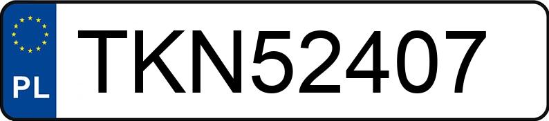 Numer rejestracyjny TKN 52407 posiada SEAT LEON - TKN52407