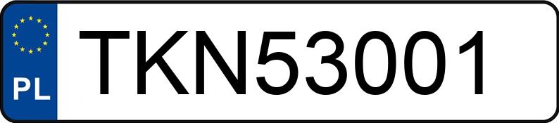 Numer rejestracyjny TKN 53001 posiada CUPRA FORMENTOR - TKN53001 Numer rejestracyjny TKN 53001 posiada CUPRA FORMENTOR - TKN53001