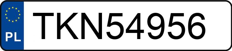 Numer rejestracyjny TKN 54956 posiada MAZDA 6 - TKN54956 Numer rejestracyjny TKN 54956 posiada MAZDA 6 - TKN54956