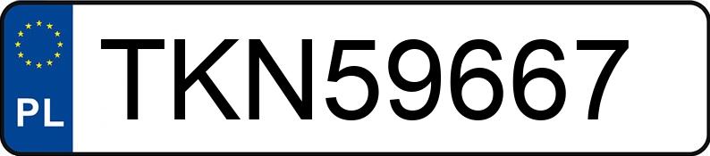 Numer rejestracyjny TKN 59667 posiada SEAT Ibiza 1.6 MR`08 E4 6J Sport - TKN59667