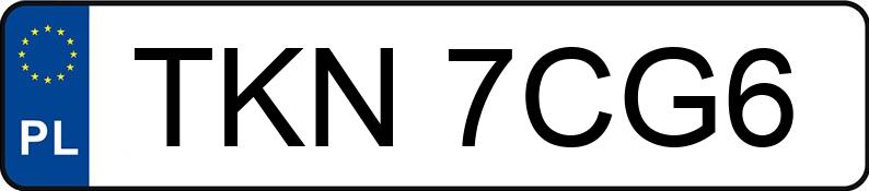 Numer rejestracyjny TKN 7CG6 posiada NISSAN PATROL - TKN7CG6
