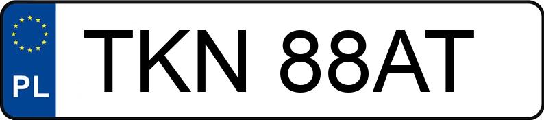 Numer rejestracyjny TKN 88AT posiada SKODA Octavia II 2.0 TDI MR`04 E4 Ambiente - TKN88AT