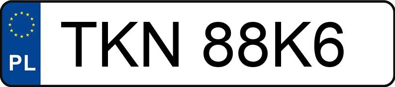 Numer rejestracyjny TKN 88K6 posiada PRONAR ZEFIR 85 P8 - TKN88K6 Numer rejestracyjny TKN 88K6 posiada PRONAR ZEFIR 85 P8 - TKN88K6