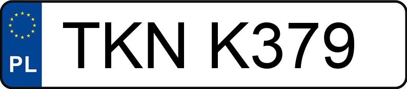 Numer rejestracyjny TKN K379 posiada OPEL VECTRA - TKNK379 Numer rejestracyjny TKN K379 posiada OPEL VECTRA - TKNK379