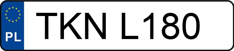Numer rejestracyjny TKN L180 posiada FIAT 126 650 - TKNL180 Numer rejestracyjny TKN L180 posiada FIAT 126 650 - TKNL180