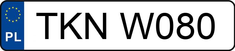 Numer rejestracyjny TKN W080 posiada VOLKSWAGEN PASSAT - TKNW080 Numer rejestracyjny TKN W080 posiada VOLKSWAGEN PASSAT - TKNW080