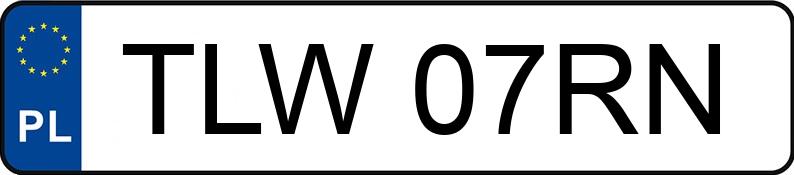 Numer rejestracyjny TLW 07RN posiada VOLKSWAGEN GOLF 1.9 TDI - TLW07RN