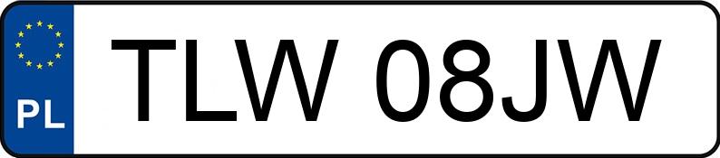 Numer rejestracyjny TLW 08JW posiada BMW 5 - TLW08JW