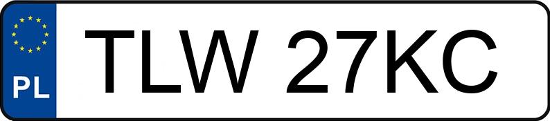 Numer rejestracyjny TLW 27KC posiada AUDI A6 Quattro 3.0 TDi DPF MR`04 E4 4F A6 Quattro 3.0 TDi DPF MR`04 E4 4F - TLW27KC