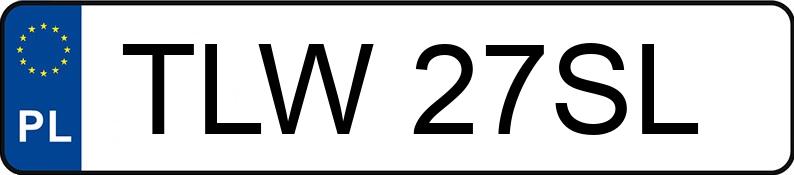 Numer rejestracyjny TLW 27SL posiada OPEL MOKKA X - TLW27SL