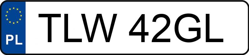 Numer rejestracyjny TLW 42GL posiada VOLKSWAGEN Golf V 2.0 FSI MR`03 E4 Sportline - TLW42GL Numer rejestracyjny TLW 42GL posiada VOLKSWAGEN Golf V 2.0 FSI MR`03 E4 Sportline - TLW42GL