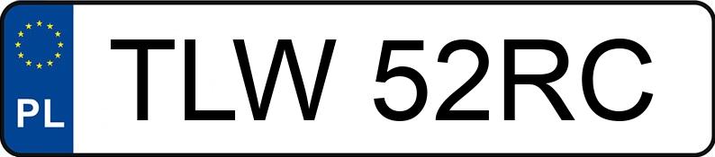 Numer rejestracyjny TLW 52RC posiada BMW 320D - TLW52RC Numer rejestracyjny TLW 52RC posiada BMW 320D - TLW52RC