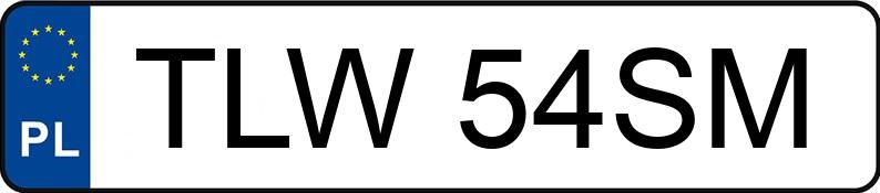 Numer rejestracyjny TLW 54SM posiada MERCEDES-BENZ A - TLW54SM