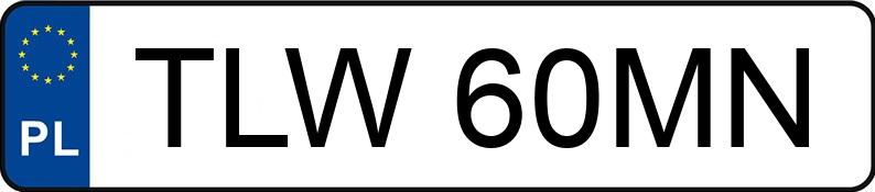 Numer rejestracyjny TLW 60MN posiada BMW 730 Diesel DPF MR`15 E6 G11/G12 xDrive Steptronic - TLW60MN