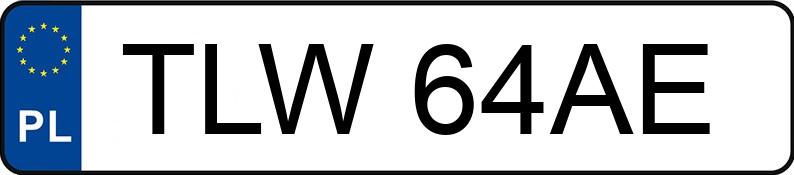 Numer rejestracyjny TLW 64AE posiada OPEL Zafira 1.9 CDTI MR`06 E4 - TLW64AE Numer rejestracyjny TLW 64AE posiada OPEL Zafira 1.9 CDTI MR`06 E4 - TLW64AE