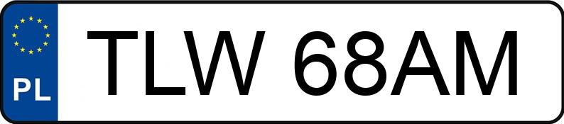 Numer rejestracyjny TLW 68AM posiada VOLKSWAGEN PASSAT - TLW68AM