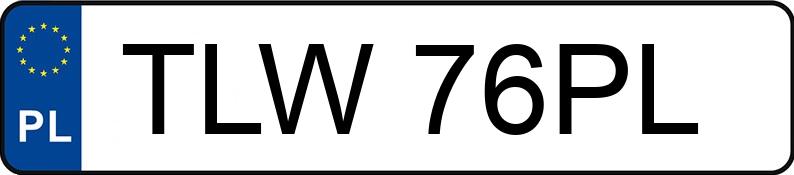 Numer rejestracyjny TLW 76PL posiada IVECO/ROMCAR DAILY 50C15/NS C50/N - TLW76PL