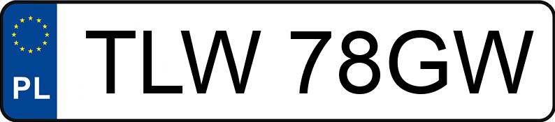 Numer rejestracyjny TLW78GW posiada BMW 316i Touring Kat. MR`01 E3 E46 316i Touring Kat. MR`01 E3 E46