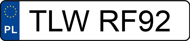 Numer rejestracyjny TLW RF92 posiada SEAT Ibiza 1.4 MR`02 E3 6L Stylance Aut. - TLWRF92 Numer rejestracyjny TLW RF92 posiada SEAT Ibiza 1.4 MR`02 E3 6L Stylance Aut. - TLWRF92
